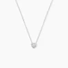 Collier Purete Or Blanc Diamant