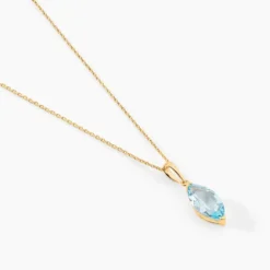 Collier Raquel Or Jaune Topaze