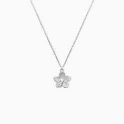 Collier Reem Argent Blanc Oxyde De Zirconium