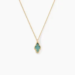 Collier Reflets Pop Or Jaune Nacre