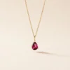 Collier Rhodolite Fever Or Jaune Rhodolite