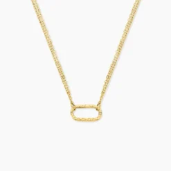 Collier Ria Acier Jaune