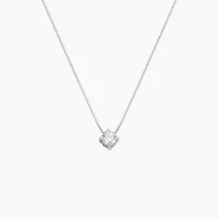 Collier Rio Argent Blanc Oxyde De Zirconium