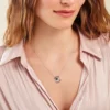 Collier Romea Argent Blanc Oxyde De Zirconium