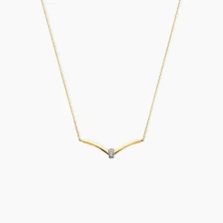 Collier Rosmerta Or Jaune Diamant