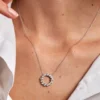 Collier Ryo Argent Blanc Oxyde De Zirconium
