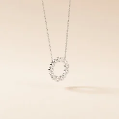 Collier Ryo Argent Blanc Oxyde De Zirconium