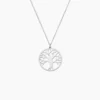 Collier Sautoir Philana Argent Blanc