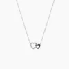 Collier Silana Or Blanc Diamant