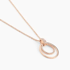 Collier Silvana Argent Rose Oxyde De Zirconium