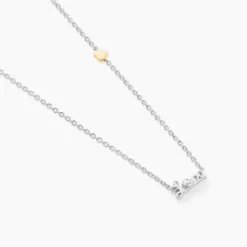 Collier Soana Or Jaune Argent Blanc Oxyde De Zirconium