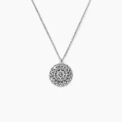Collier Sophina Argent Blanc