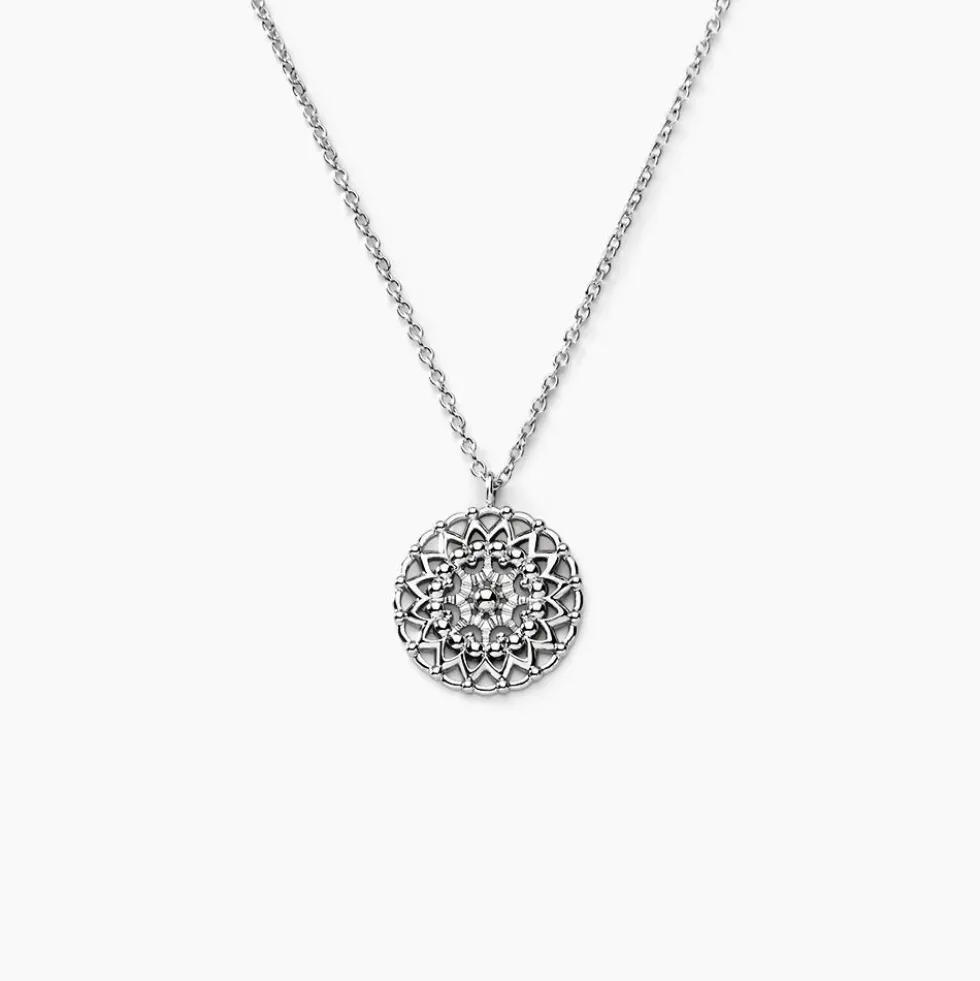 Collier Sophina Argent Blanc