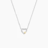 Collier Sorya Or Jaune Argent Blanc Oxyde De Zirconium