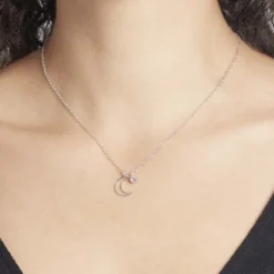 Collier Spirit Argent Blanc Oxyde De Zirconium