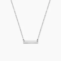 Collier Suzeanne Argent Blanc