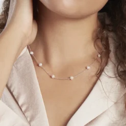 Collier Tanis Argent Perle De Culture
