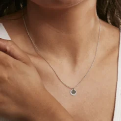 Collier Tatienne Argent Blanc