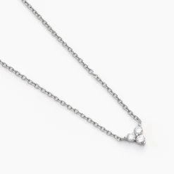 Collier Thylane Argent Blanc Oxyde De Zirconium