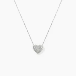 Collier Ti Amo Or Blanc Diamant