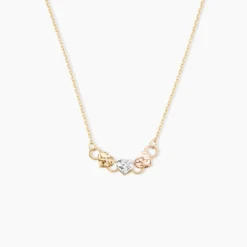 Collier Tricolore Or Jaune