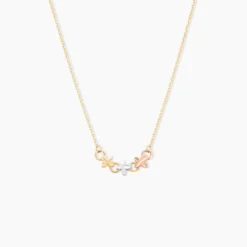 Collier Tricolore Or Jaune