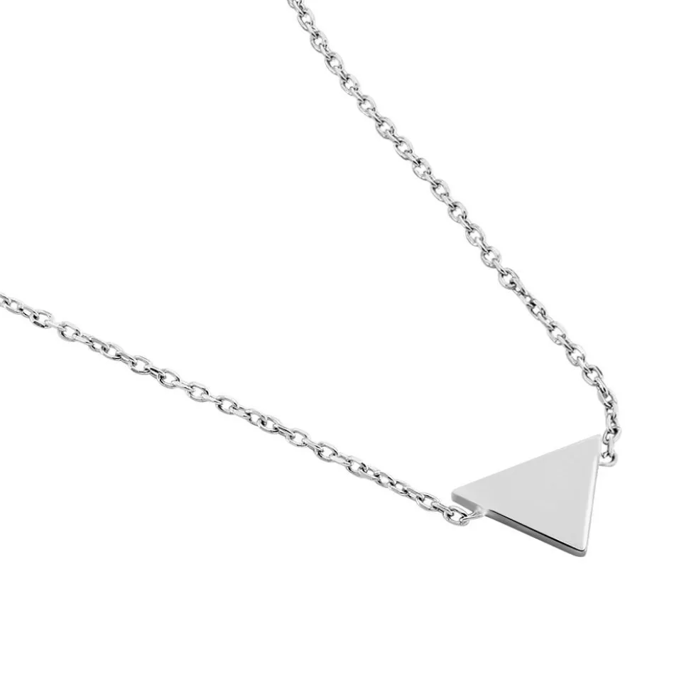 Collier Trilia Argent Blanc
