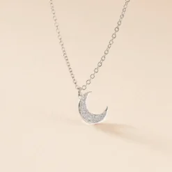 Collier Twiggy Argent Blanc