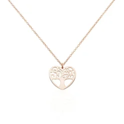 Collier Tyfen Argent Rose