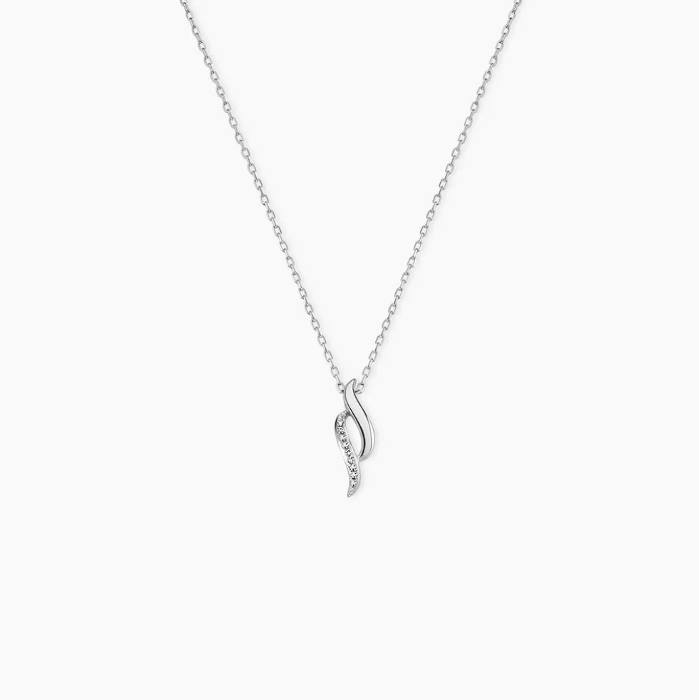 Collier Tylane Or Blanc Diamant