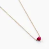 Collier Valerius Or Jaune Rubis