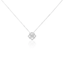 Collier Vasya Or Blanc Diamant