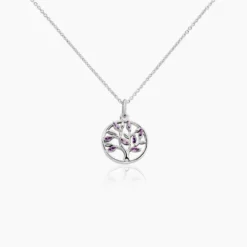 Collier Venka Argent Blanc Oxyde De Zirconium