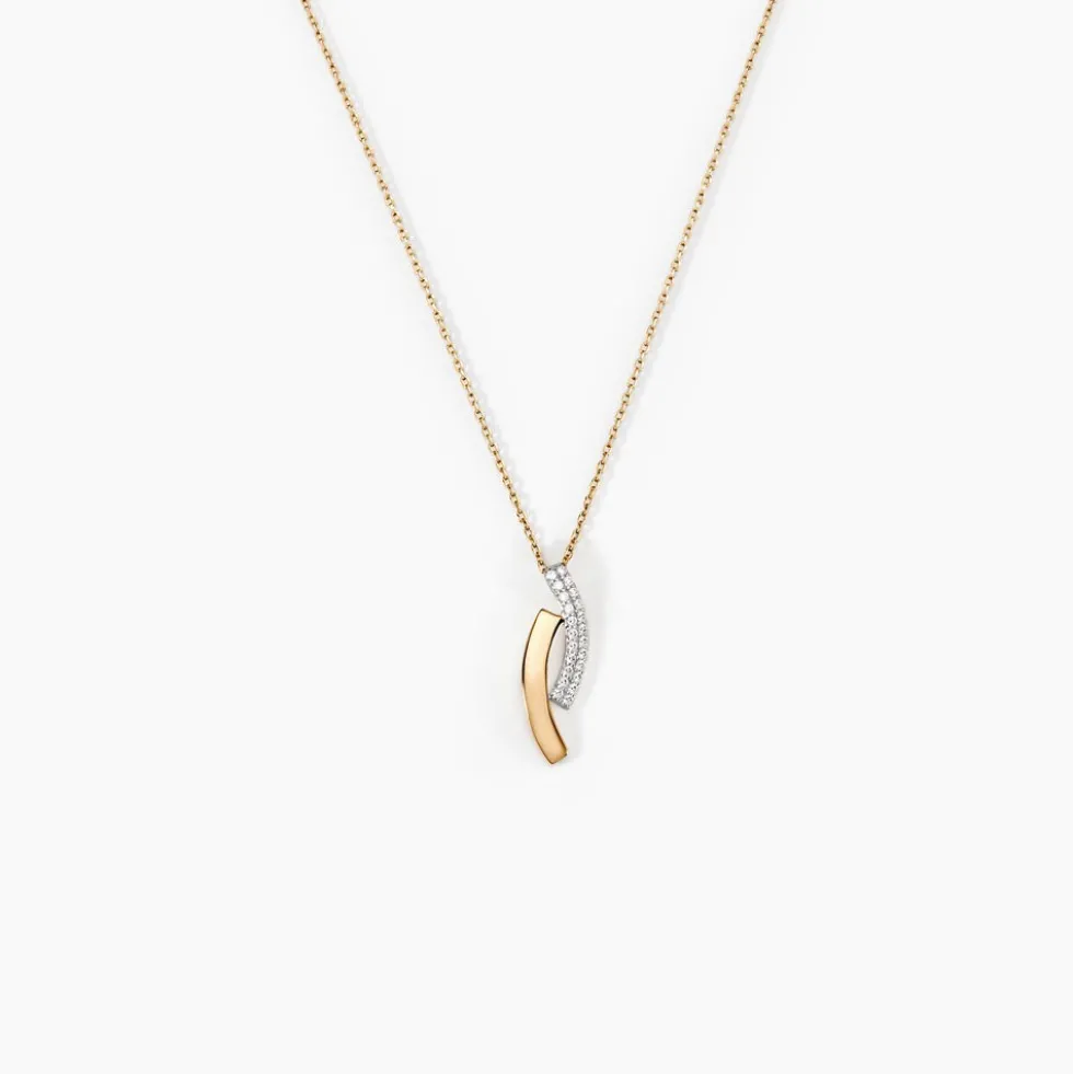 Collier Vero Or Jaune Oxyde De Zirconium