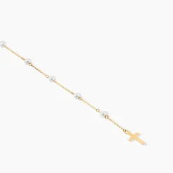 Collier Vesta Or Jaune Perle De Culture