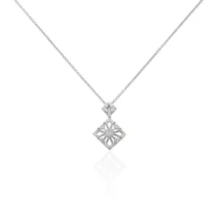 Collier Vita Argent Blanc Oxyde De Zirconium