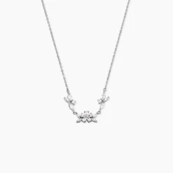 Collier Wanda Argent Blanc Oxyde De Zirconium