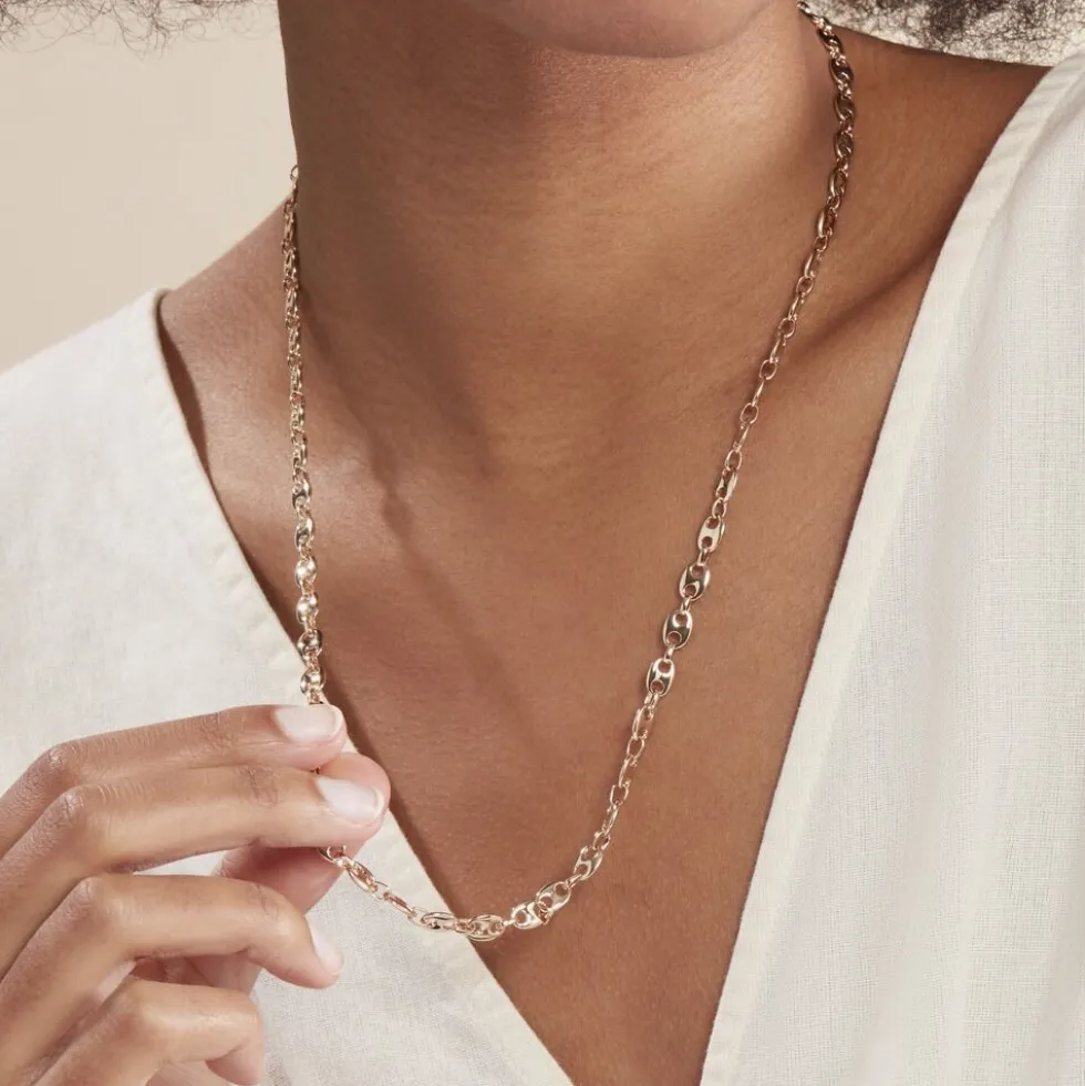 Collier William Plaqué Or Jaune