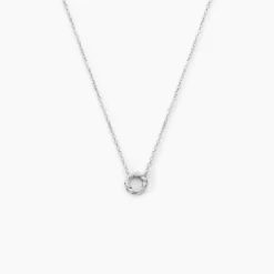 Collier Winona Argent Blanc
