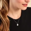 Collier Yahya Argent Blanc
