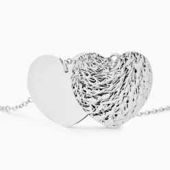 Collier Yrina Argent Blanc