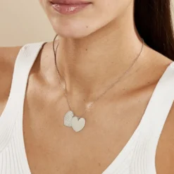 Collier Yrina Argent Blanc