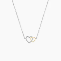 Collier Ysma Or Jaune Argent Blanc Oxyde De Zirconium