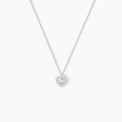 Collier Yvannah Argent Blanc Oxyde De Zirconium