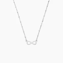 Collier Zelee Argent Blanc