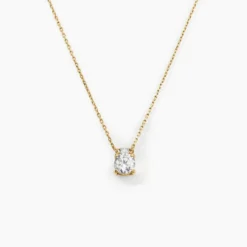 Collier Zilda Or Jaune Oxyde De Zirconium