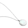 Collier Zoelle Argent Blanc Nacre