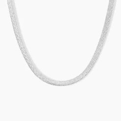 Collier Zoubeida Argent Blanc