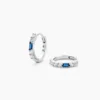 Créoles Felisa Argent Blanc Oxyde De Zirconium