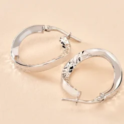 Créoles Moheli Argent Blanc